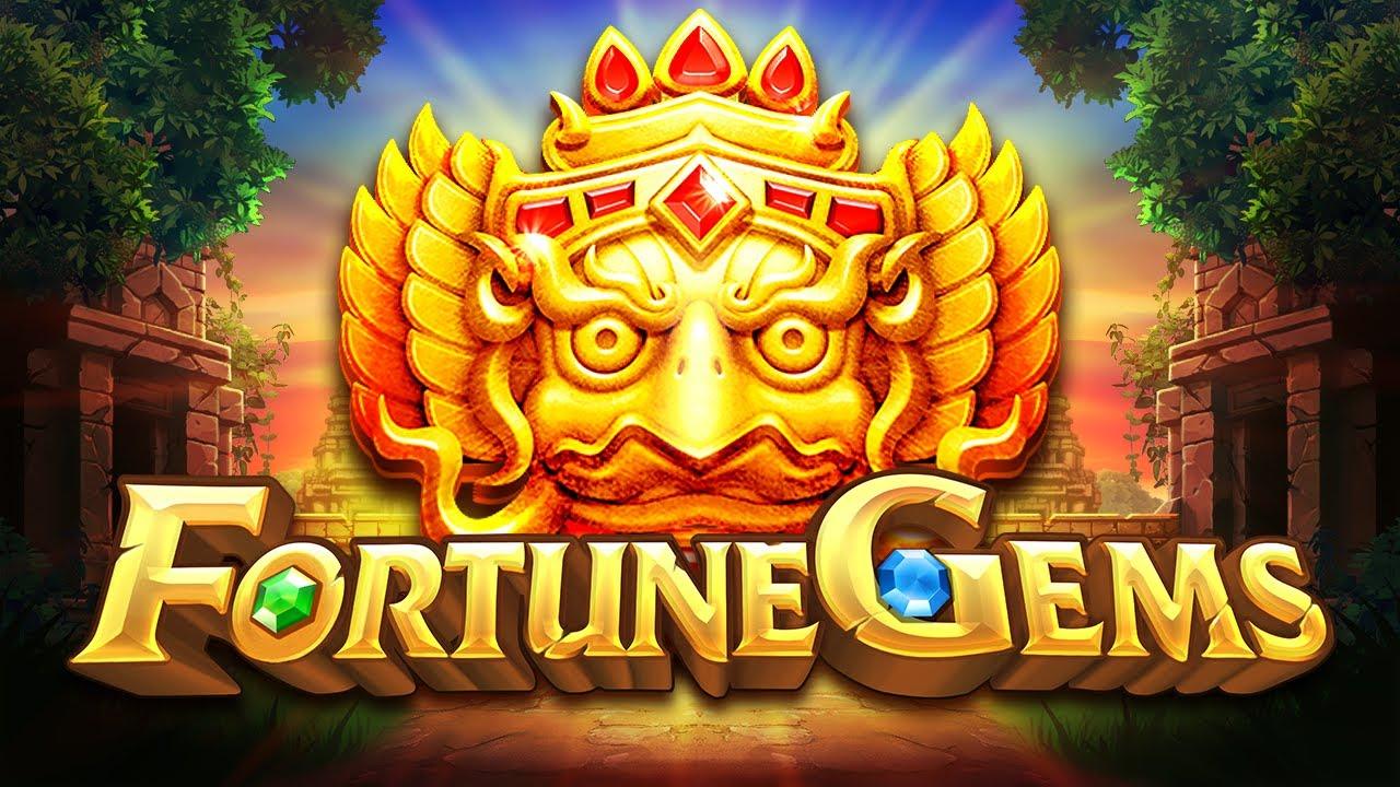 Fortune Gems slot by JILI title artwork with a golden idol